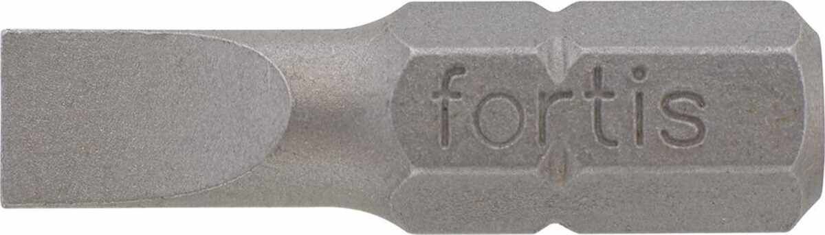 Bit zähhart 1/4"" DIN3126 C6,3 Schlitz 6,5x1,2x25 mm 10er Pack FORTIS