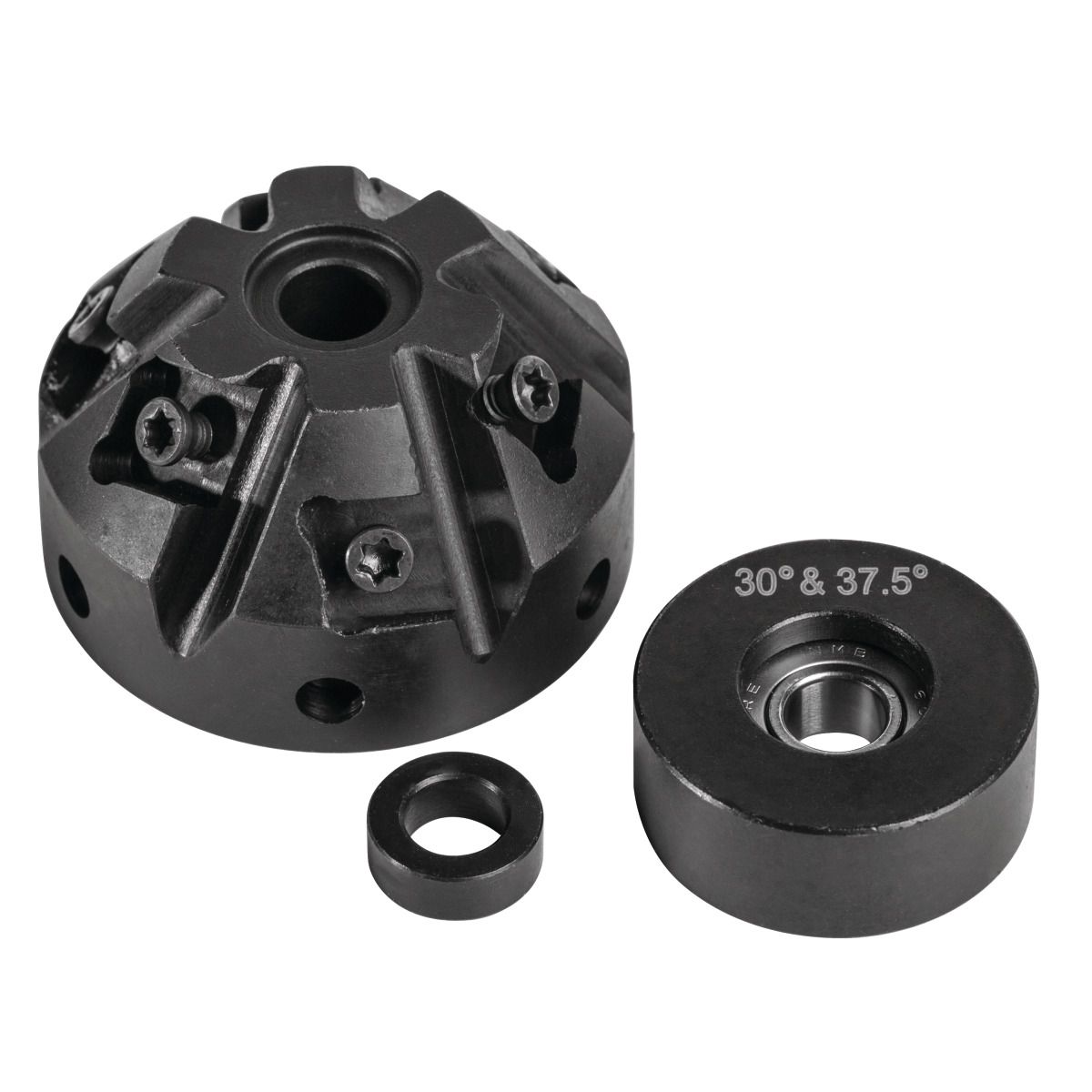 Fräskopf und Führungsrolle Metallkraft 37,5°