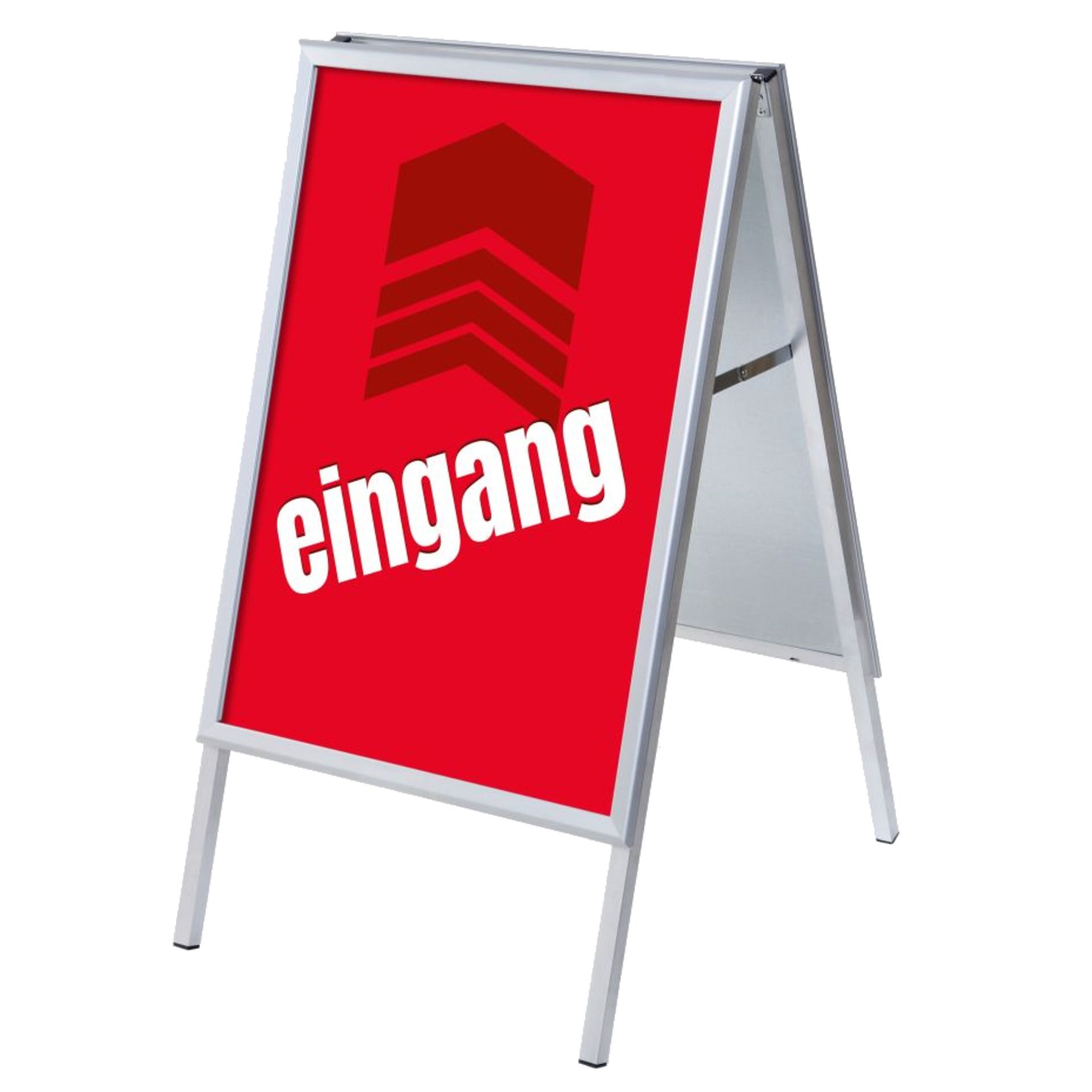 Kundenstopper A1 Set Eingang rt deutsch