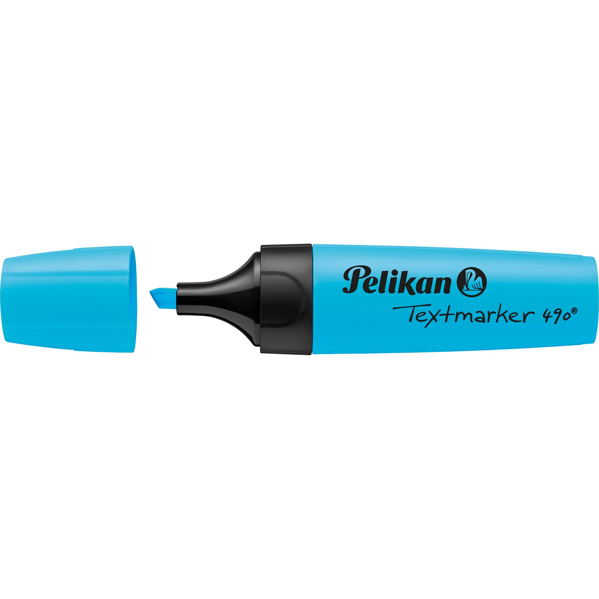 Textmarker 490 1,2-5mm Keilspitze blau