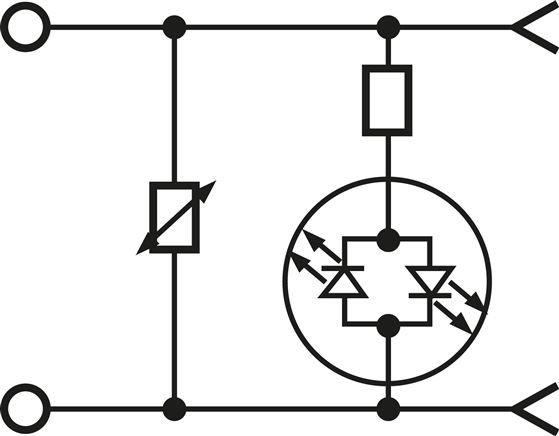 LED-Stecker Größe 0 (Industrienorm C), 24 V AC/DC