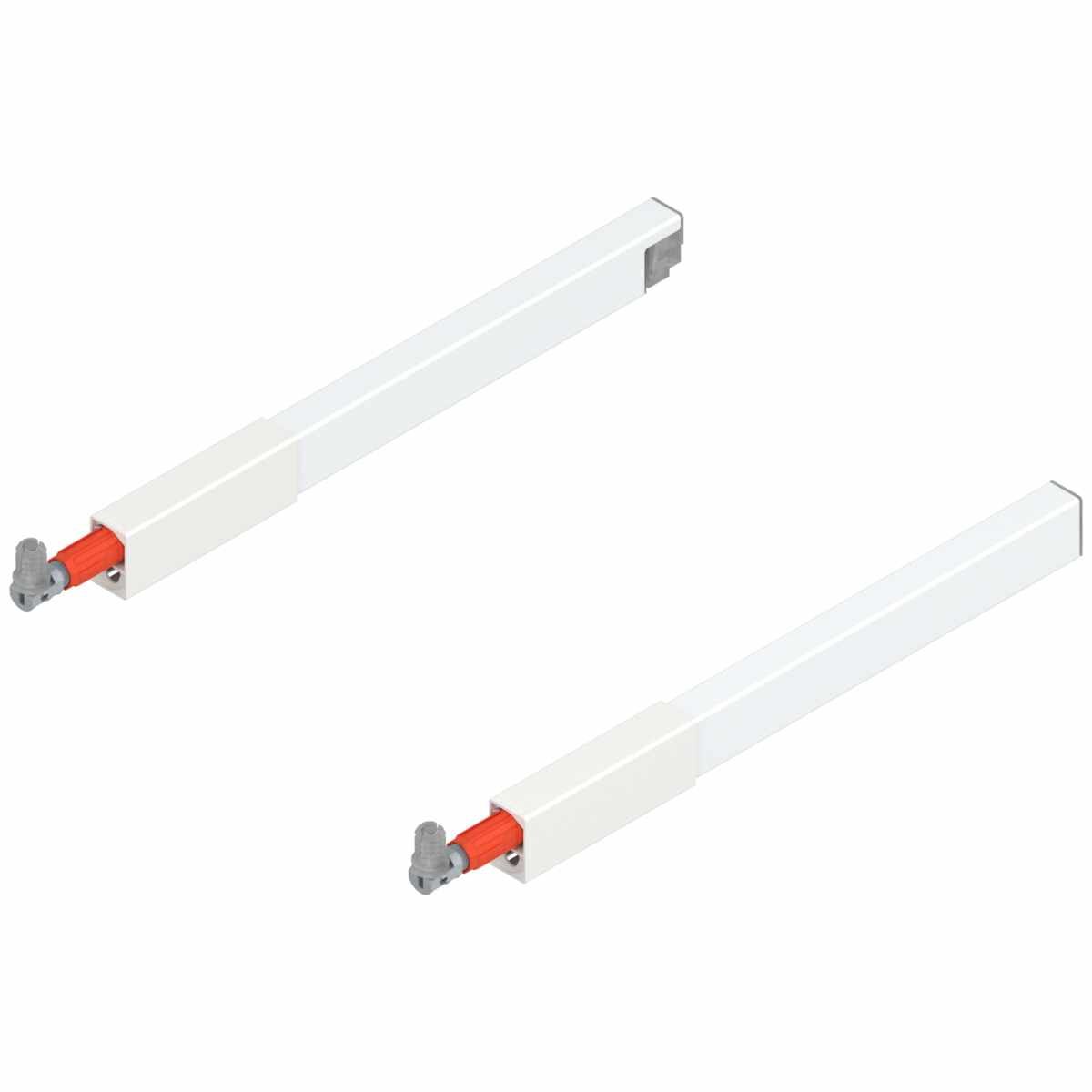 TANDEMBOX Längsreling (oben), für Frontauszug, NL=300 mm, links/rechts, für TANDEMBOX antaro, seidenweiß