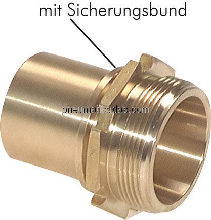 Gewindetülle, EN14420-5 G 1/2"-13 (1/2")mm, Messing