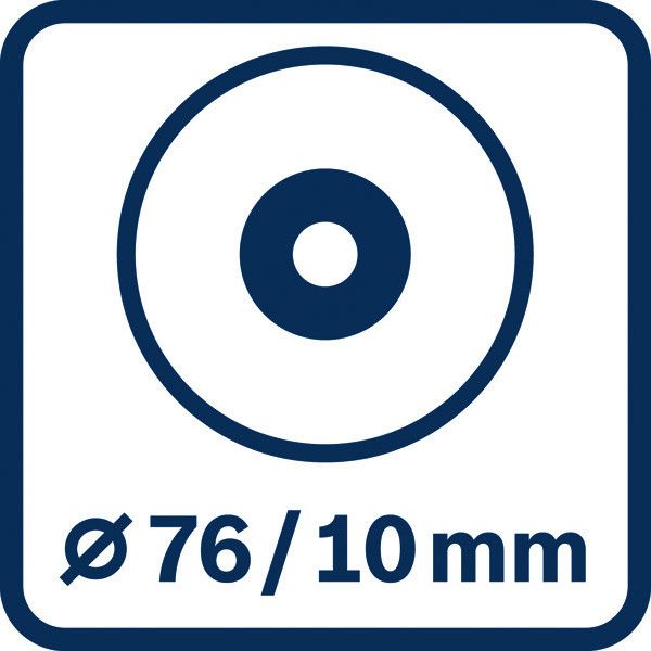 BOSCH Akku-Winkelschleifer, 76mm