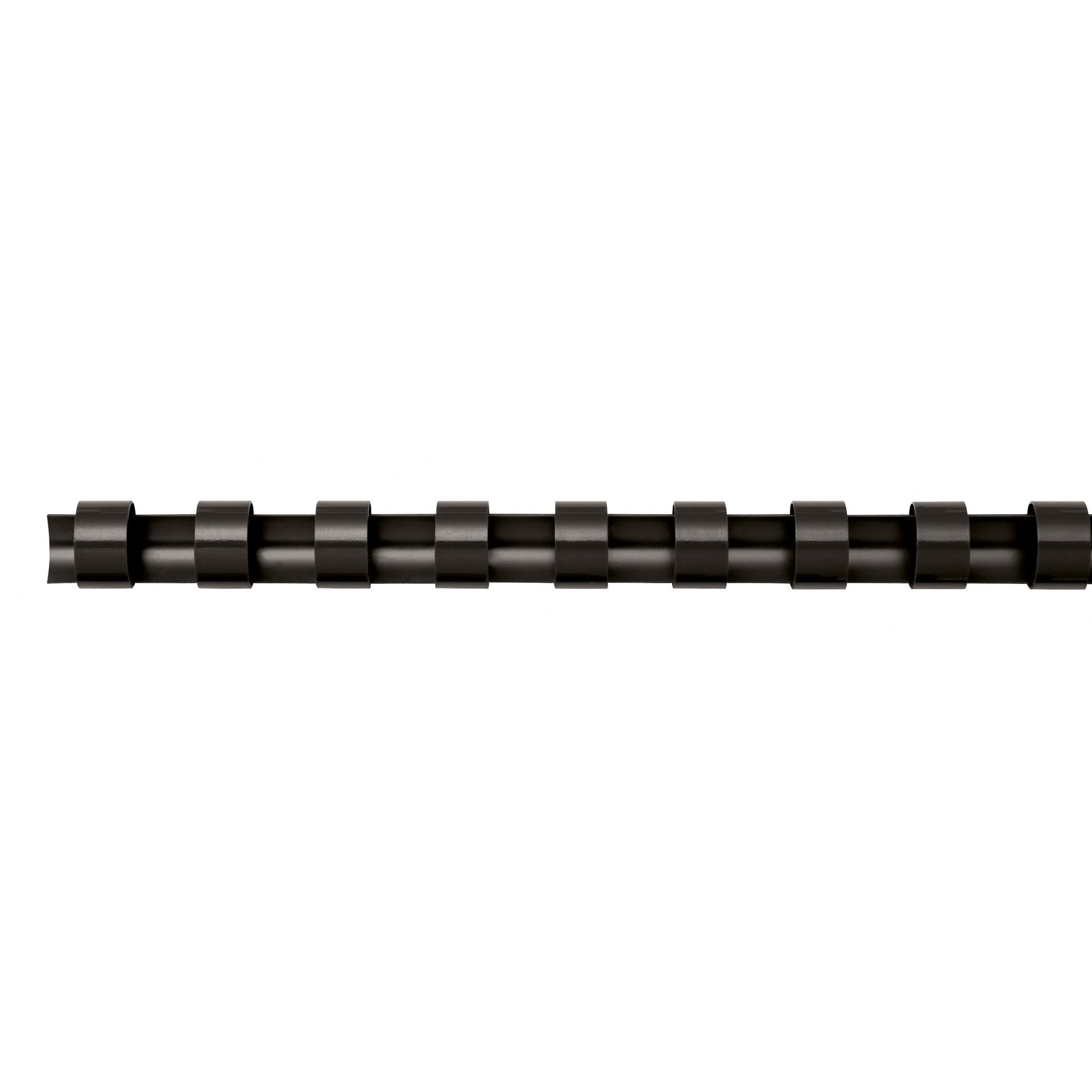 Plastikbinderücken COMB 10mm schwarz 100 St./Pack.