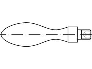 DIN 98 Stahl E 20 M 8 mit Gewindezapfen S