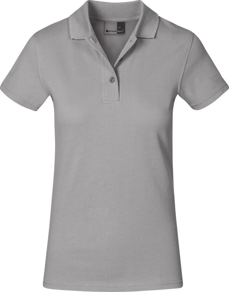 Women`s Superior Polo new light grey, Gr.S
