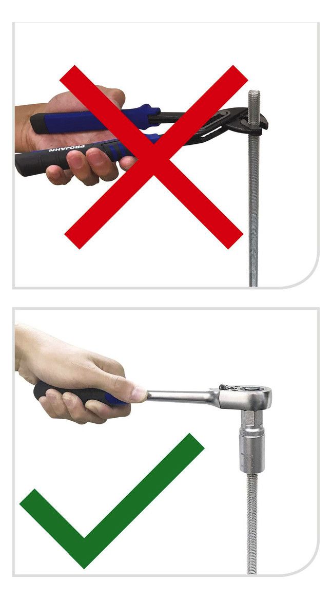 PLUS Stehbolzen-Ausdrehersatz 1/2"