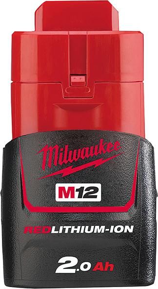 Ersatzakku 12,0 V 2,0 Ah Milwaukee M12 B2