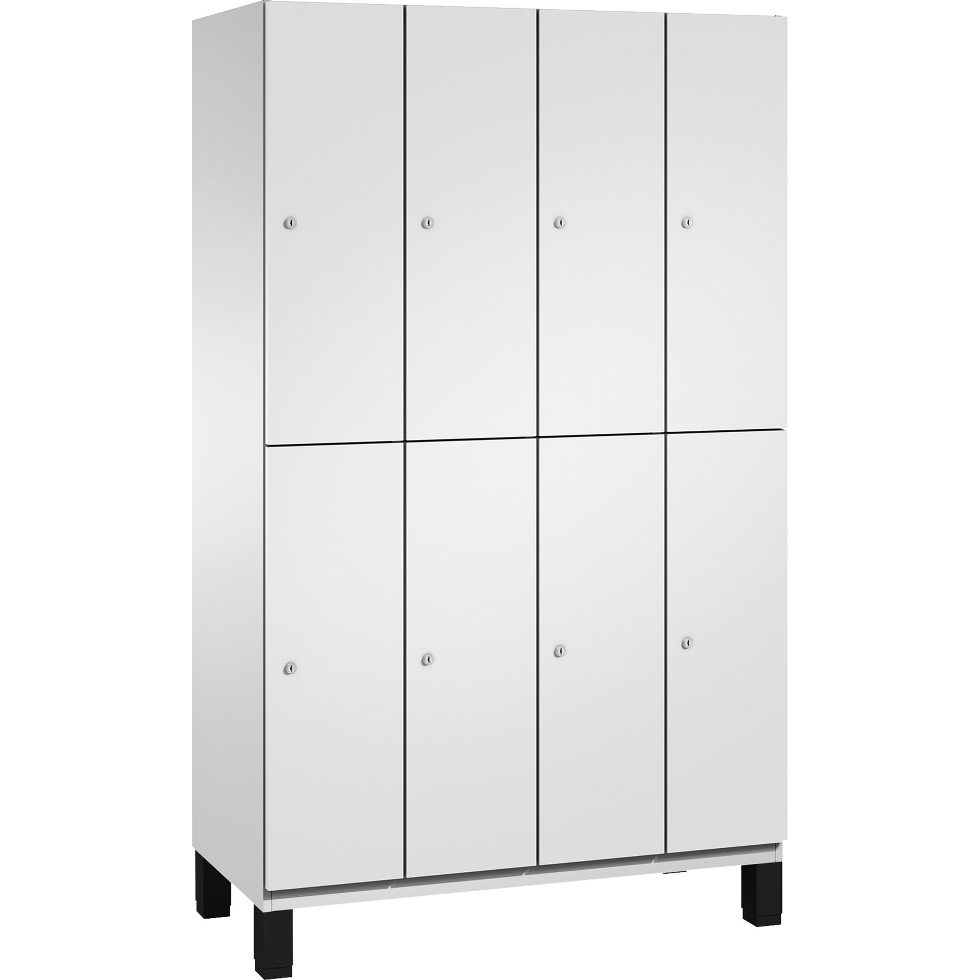 Doppelstockspind Füße 8Fächer B1200mm lgr/lgr