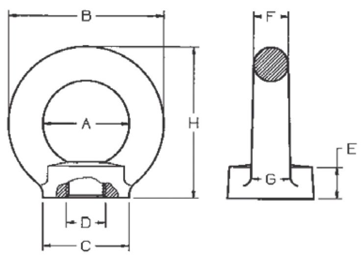 CARTEC® Ringmutter (fixiert), GK8, M20, 6000 kg (0°)