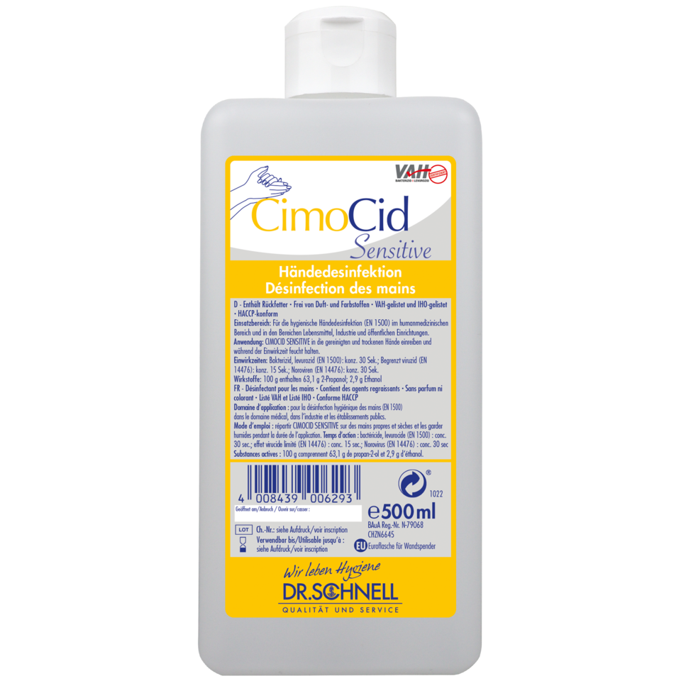 CIMOCID SENSITIVE Kittelflasche 150 ml