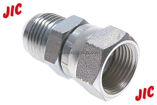 Reduziernippel UNF 7/16"-20(JIC-AG)-UNF 7/16"-20(JIC-IG)