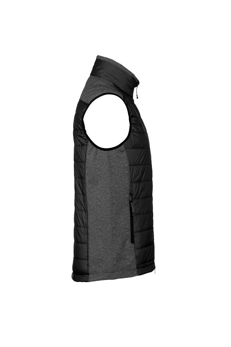 HAKRO Hybridweste Contrast schwarz, XS