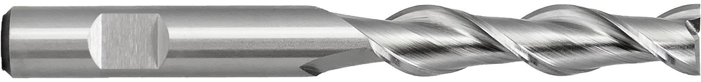 HSS-Schaftfräser für Aluminium Ø 10,00 mm, lang, 2Z