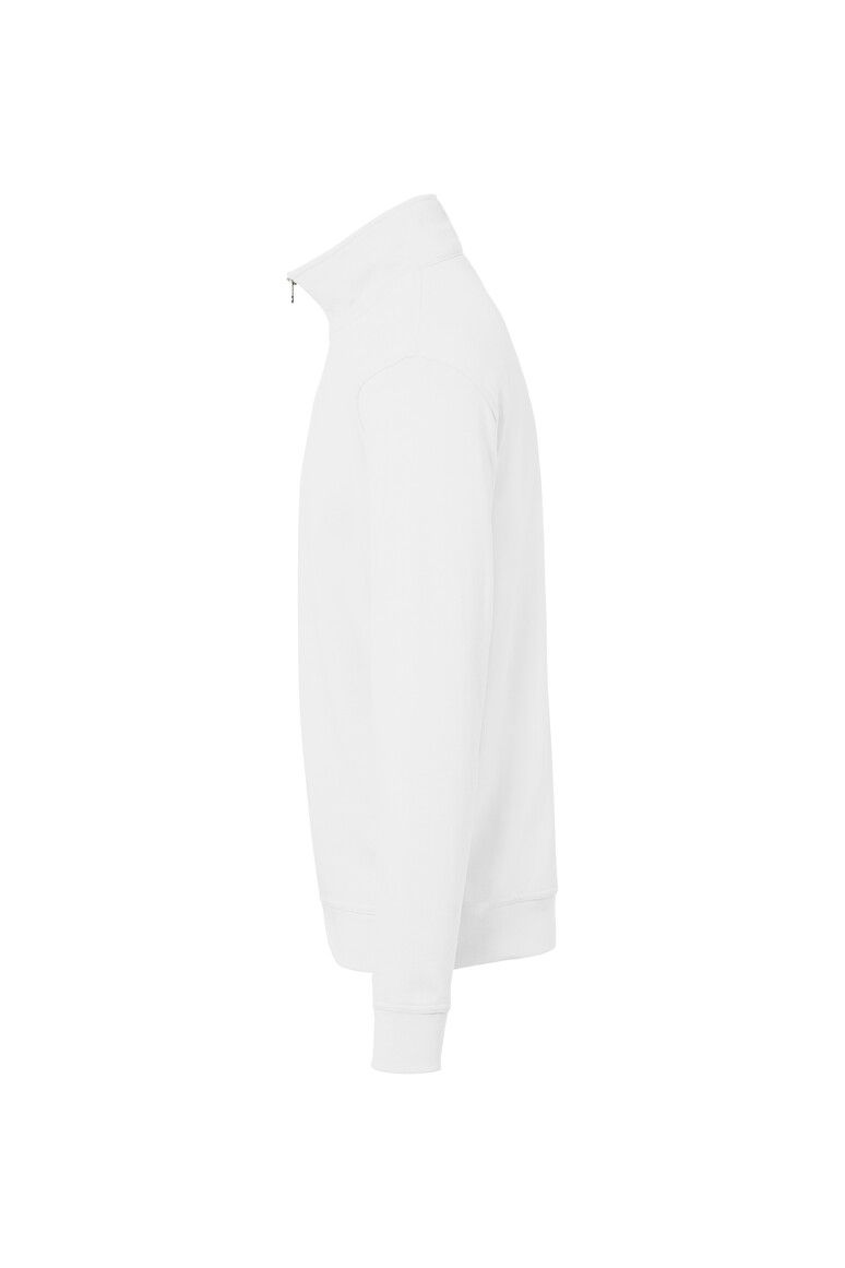 HAKRO Zip-Sweatshirt Premium weiß, 2XS