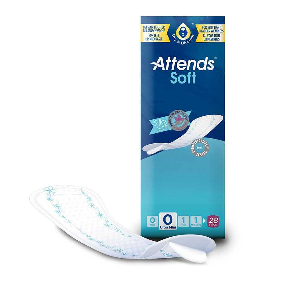 Attends Soft 0 Ultra MiniInkontinenzeinlagen (28 Stck.)