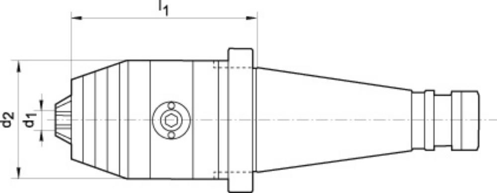 FORTIS CNC-Bohrfutter, R + L