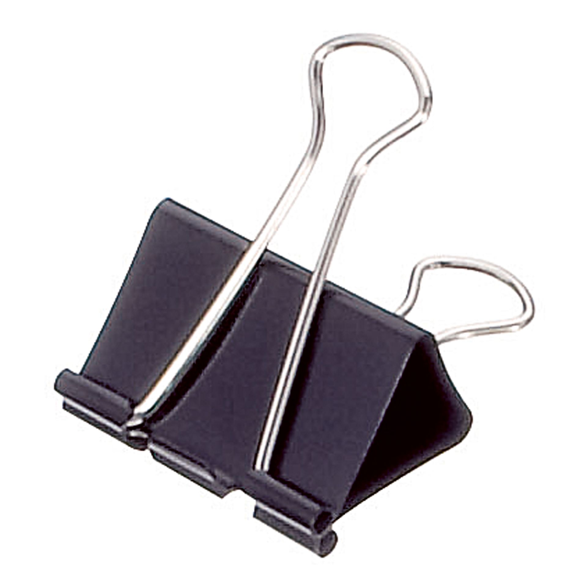 Foldbackklemmer 40x19mm schwarz 12 St./Pack.