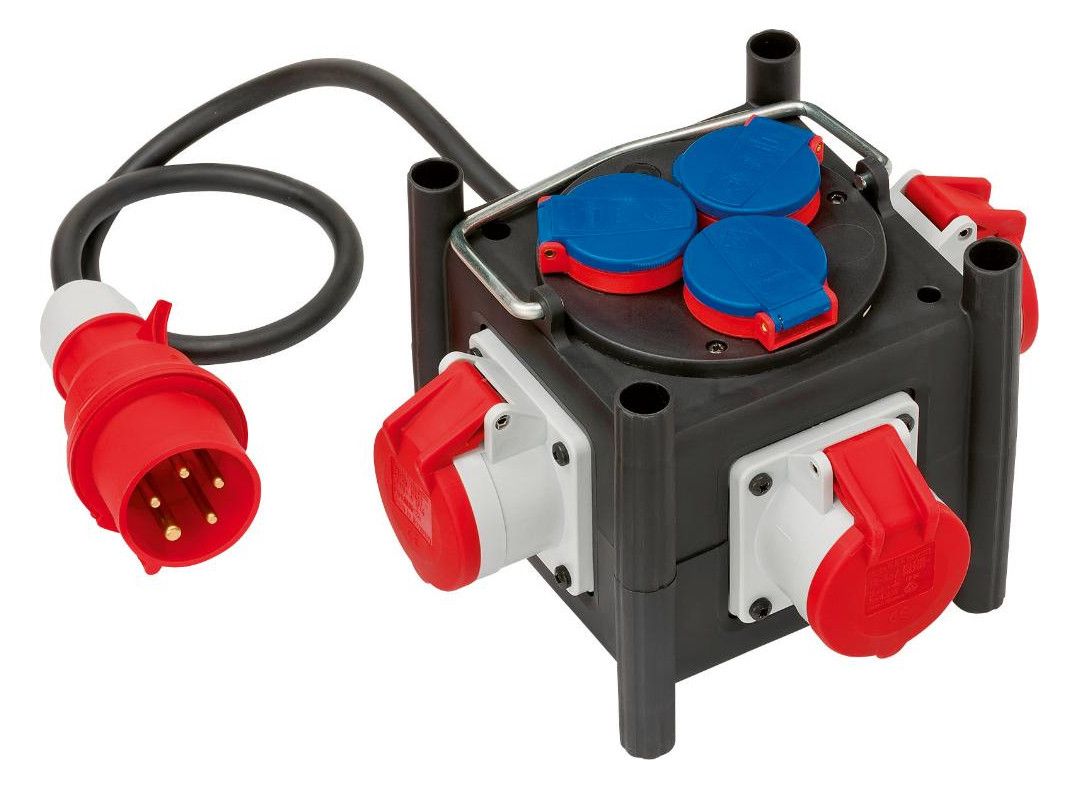 BRENNENSTUHL Gummi-Stromstation, 400V