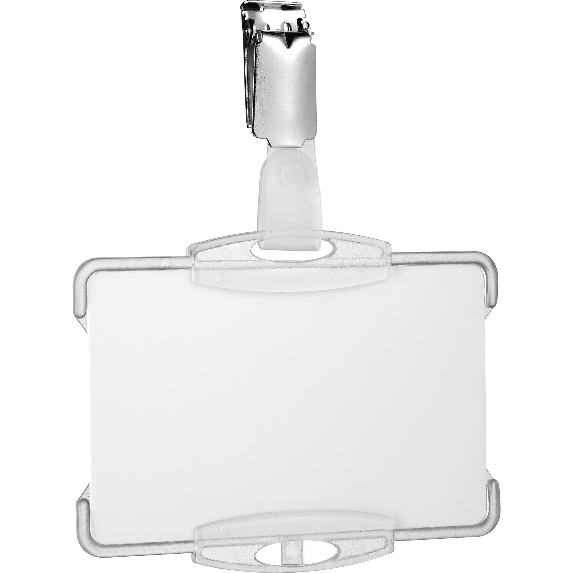 Namenschild 87x54mm transparent 25 St./Pack