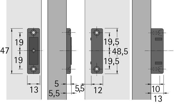 Fangmagnetschnäpper M 92/GP 7 weiß Hettich