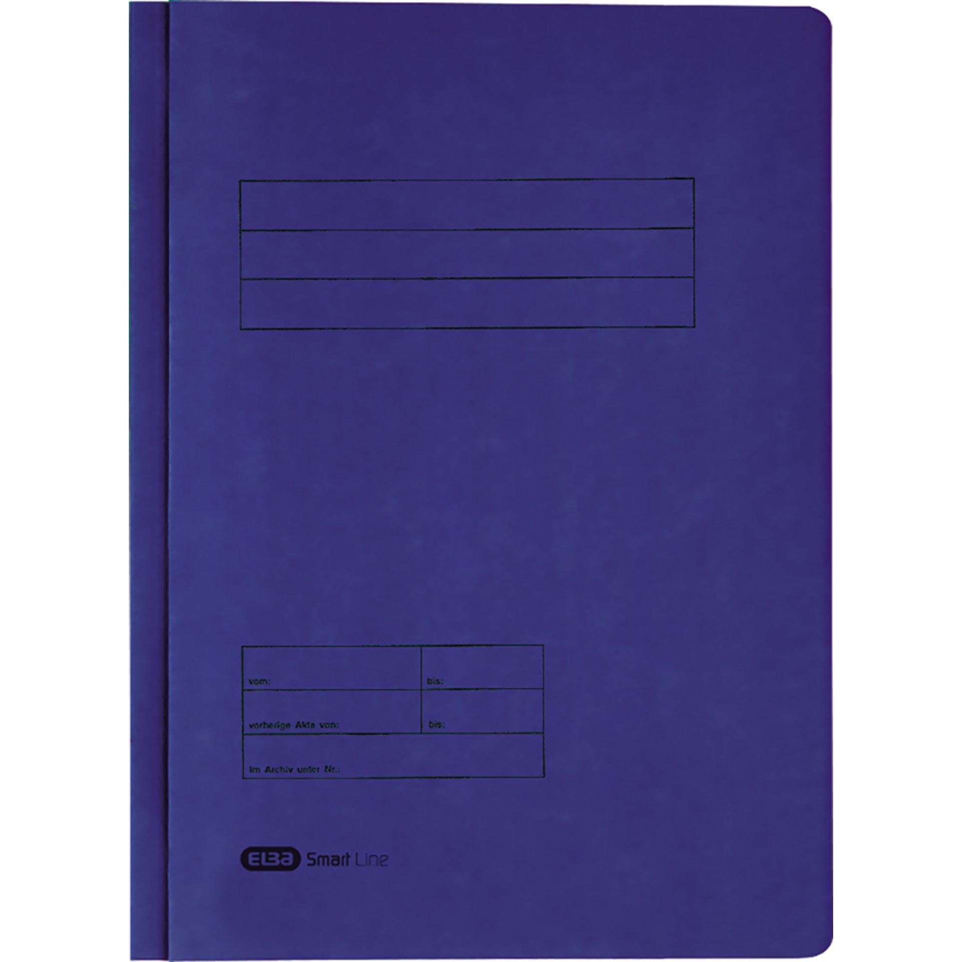 Doppelhefter 2 gegeneinanderl. Heftfalzen blau
