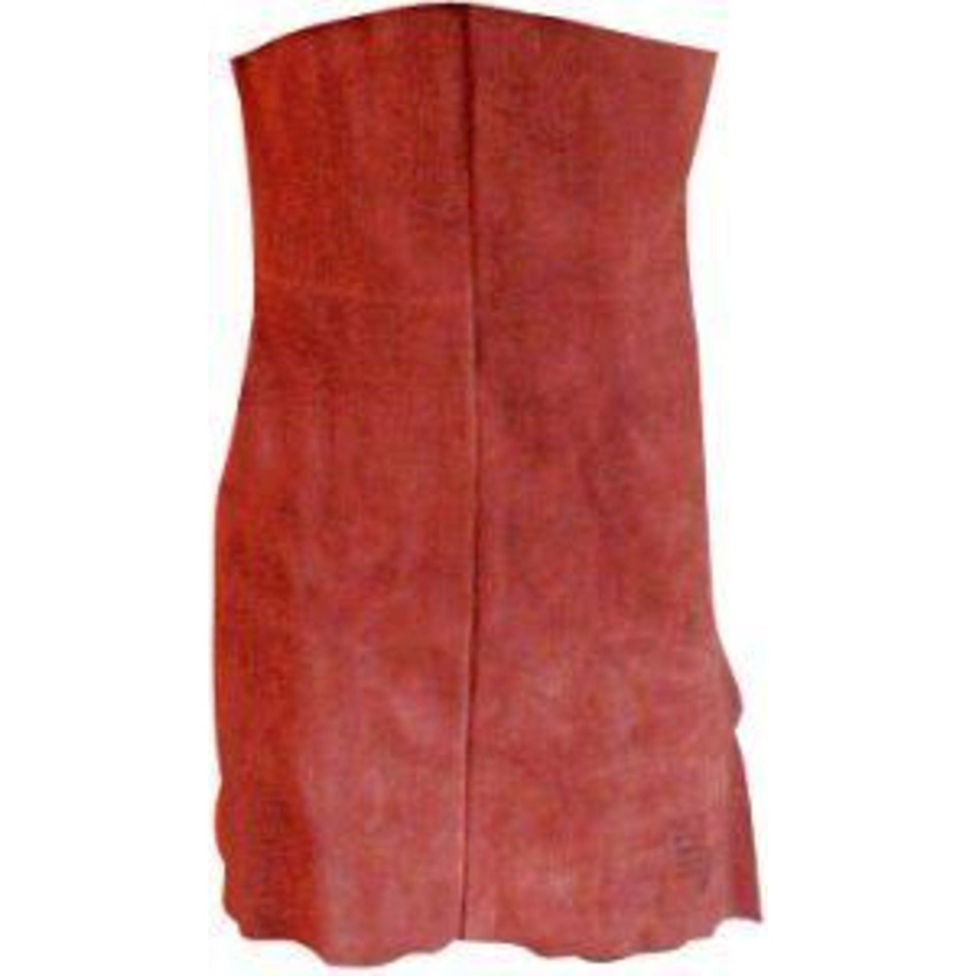 Lava Brown Spalt Rindleder Schürze