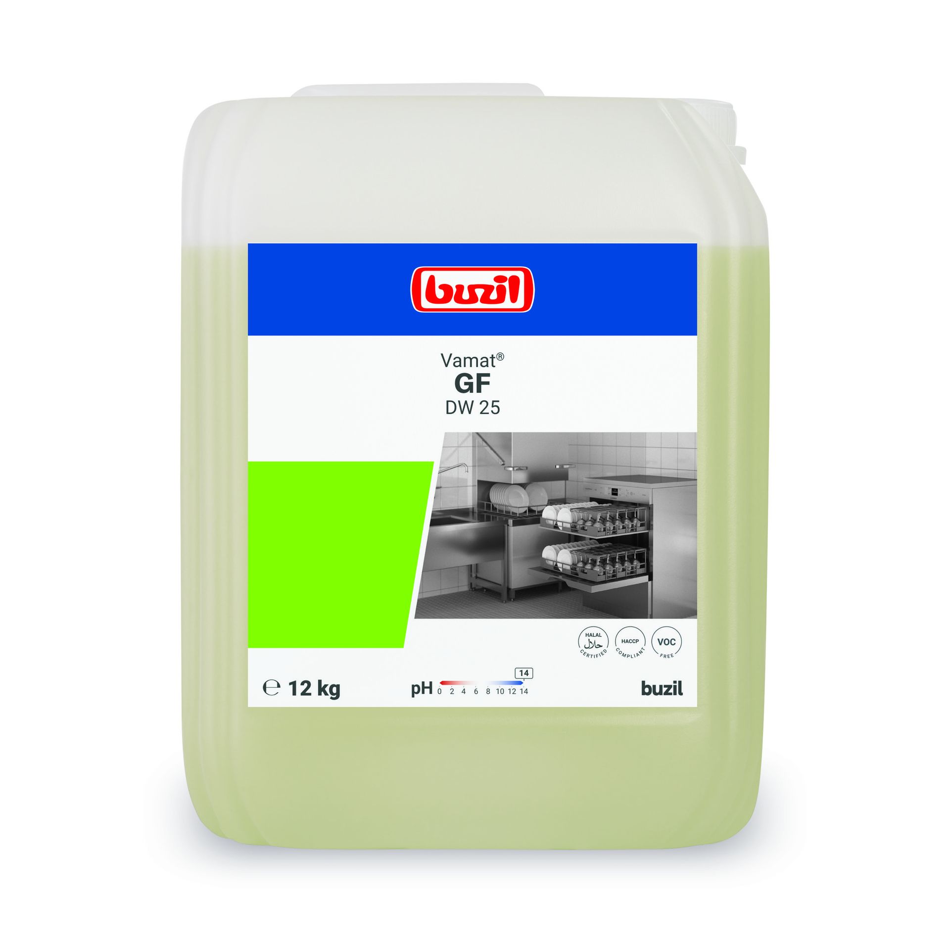Vamat® GF,Flüssiger Glas- und Geschirrspülreiniger, alkalisch