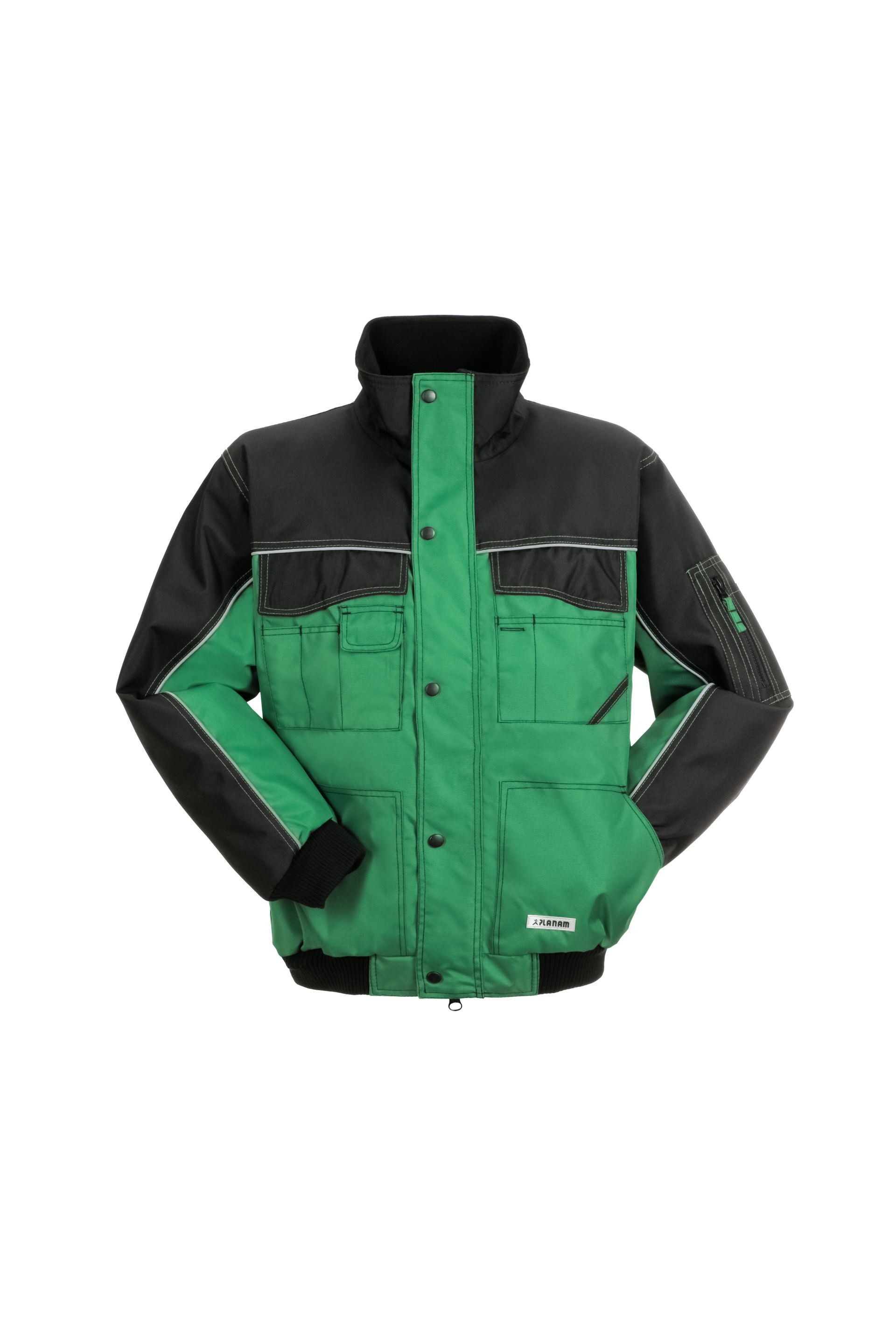Planam Dust Blouson Outdoor farngrün/schwarz Gr. S