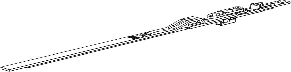 Winkhaus Schiene OS1.600 370-600