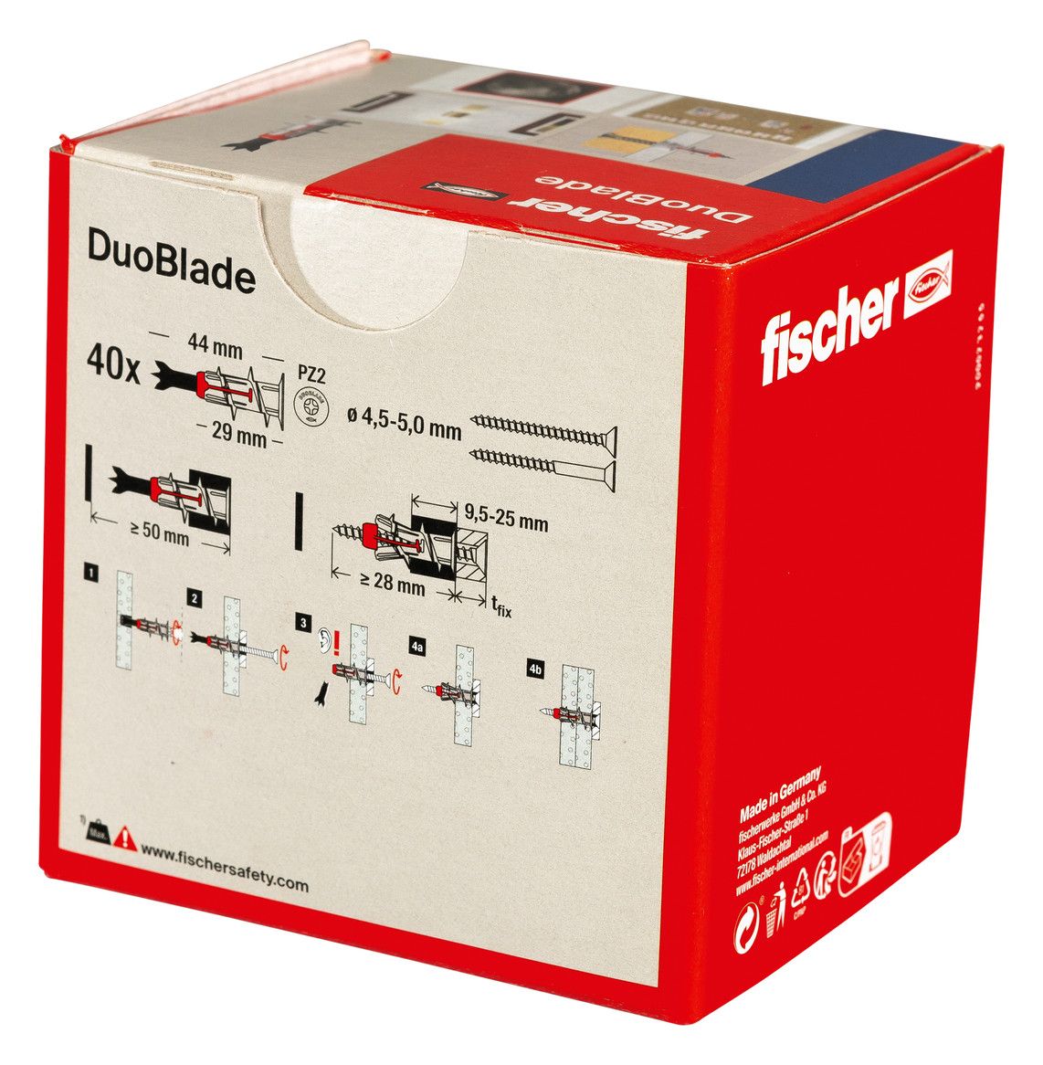 FISCHER Gipskartondübel DUOBLADE