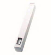 Klapptischbein, Ø50x705 mm, Aluminium geriffelt