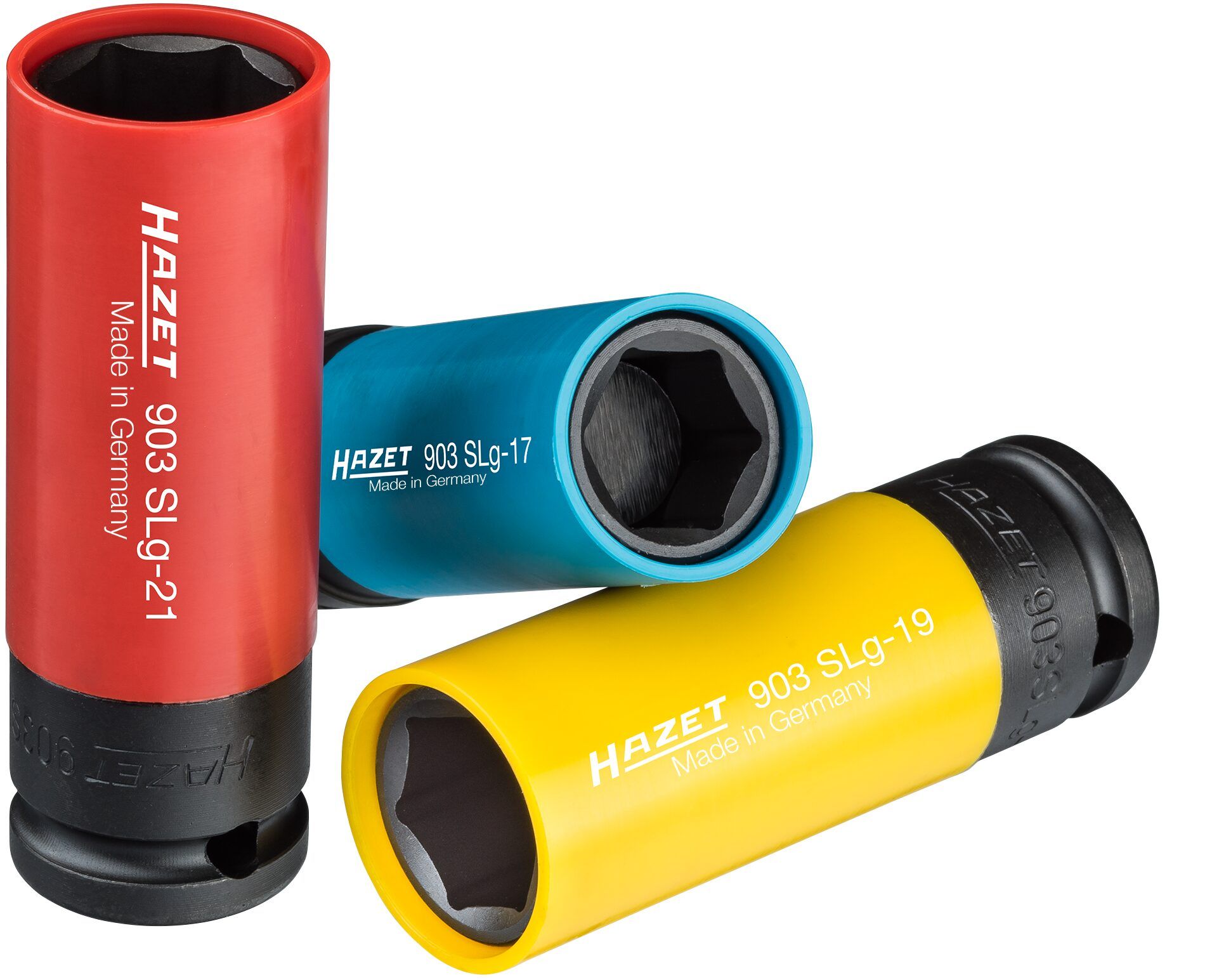 Kraft- Steckschlüsseleinsatz- Satz mit Kunststoff-Hülse1/2" 3-teilig Hazet