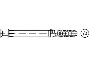 ART 88551 FISCHER-Langschaftdübel SXRL 10 x 230 T A4 S