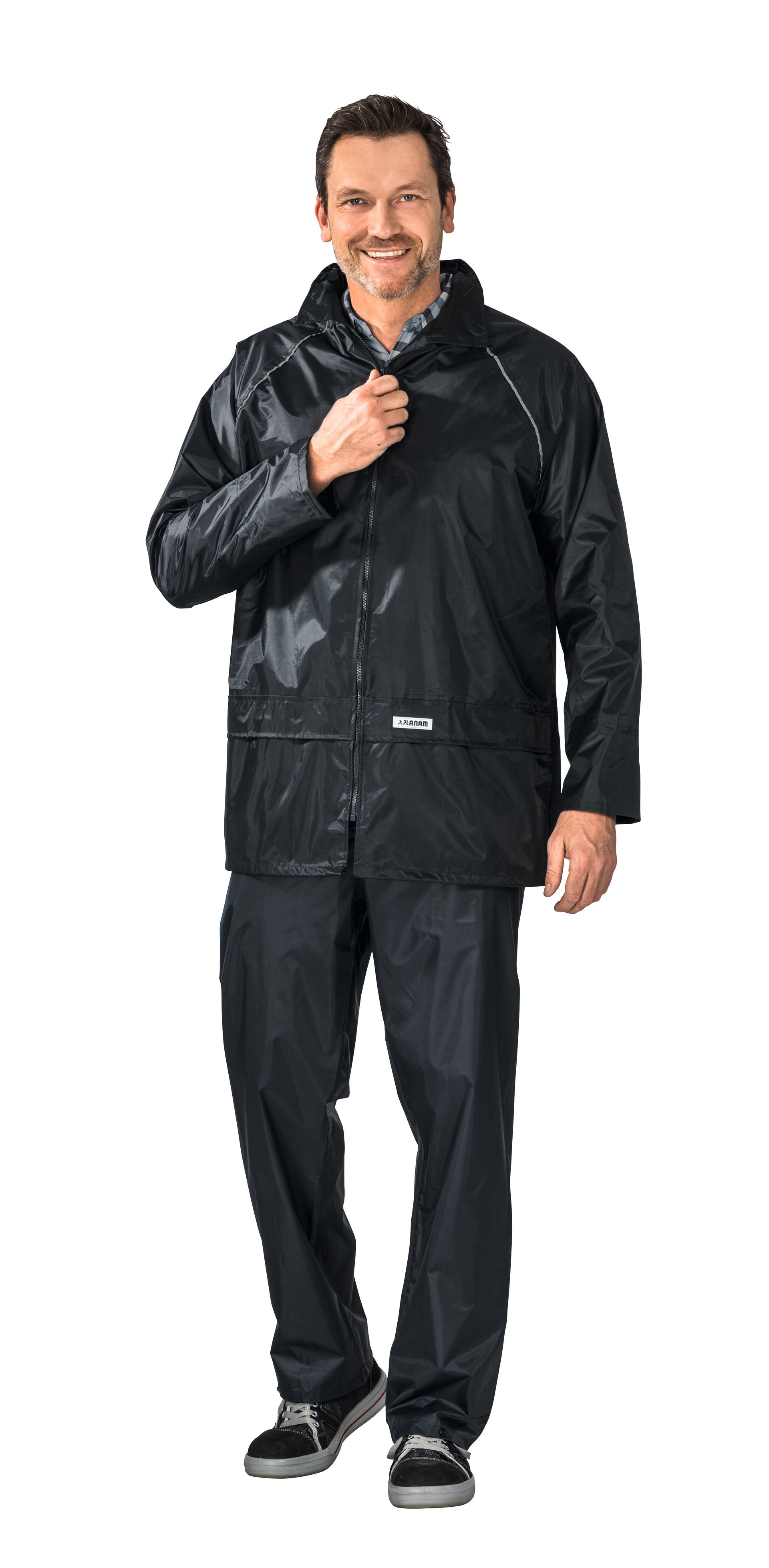 Planam Aqua Regenanzug Outdoor marine Gr. S