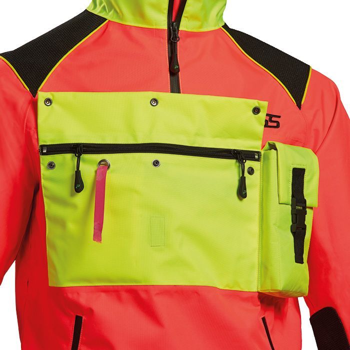 PSS X-treme Funktionsjacke Hydrid rot/gelb - Gr. S