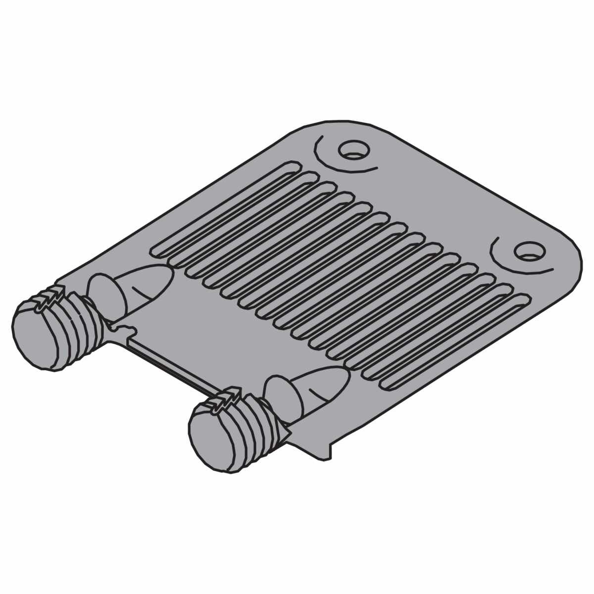 TANDEMBOX/LEGRABOX/MERIVOBOX Front-/Bodenstabilisierung, EXPANDO, R7037 staubgrau