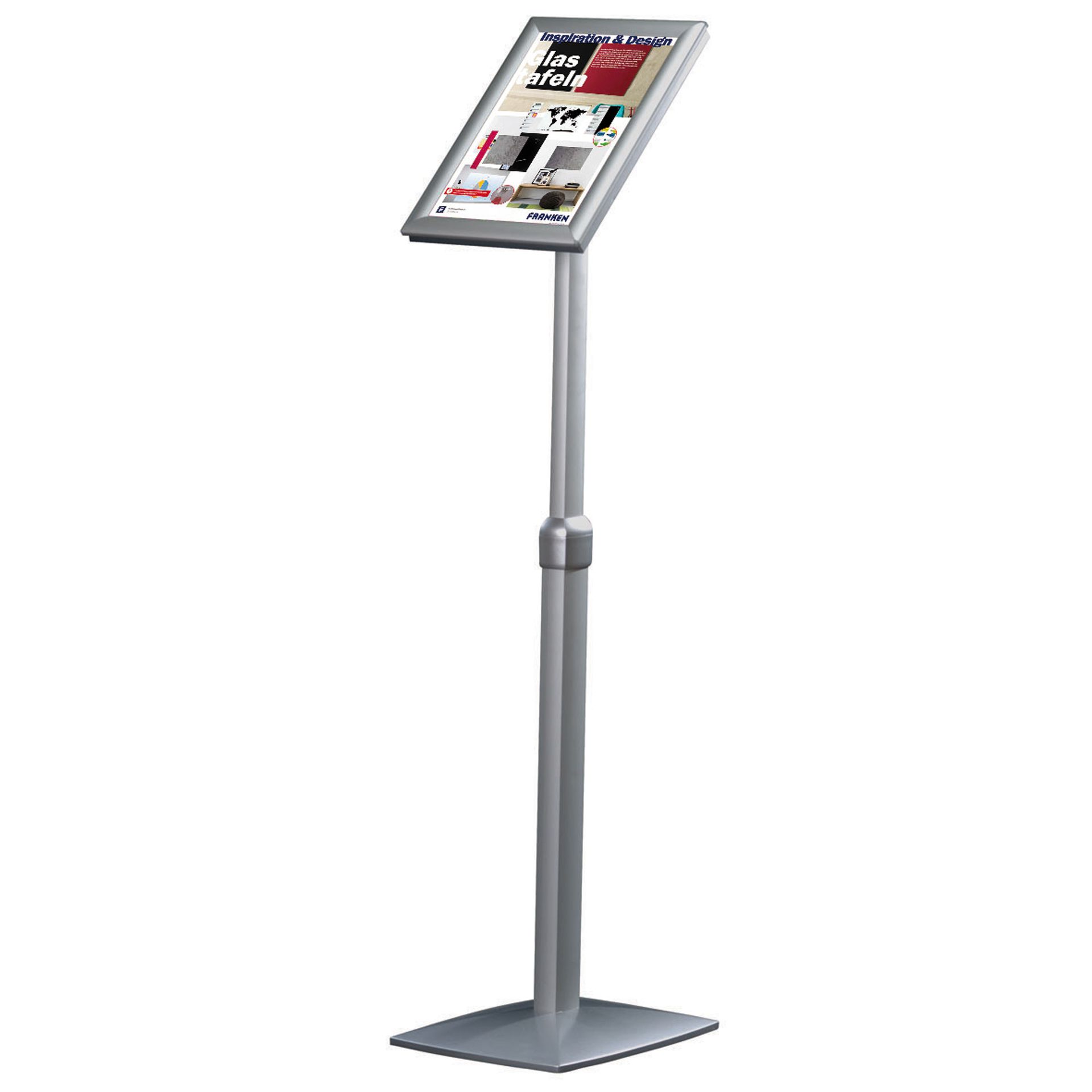 Infodisplay Universal 42x86,5x30vm Aluminium si