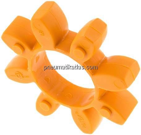 ROTEX-Zahnkranz, Gr. 48, 92 A (orange)