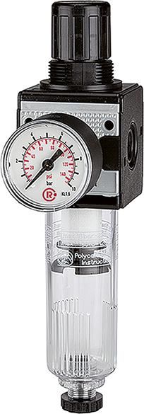 Filterregler multifix mitManometer BG3 0,5-10bar G1/2" RIEGLER