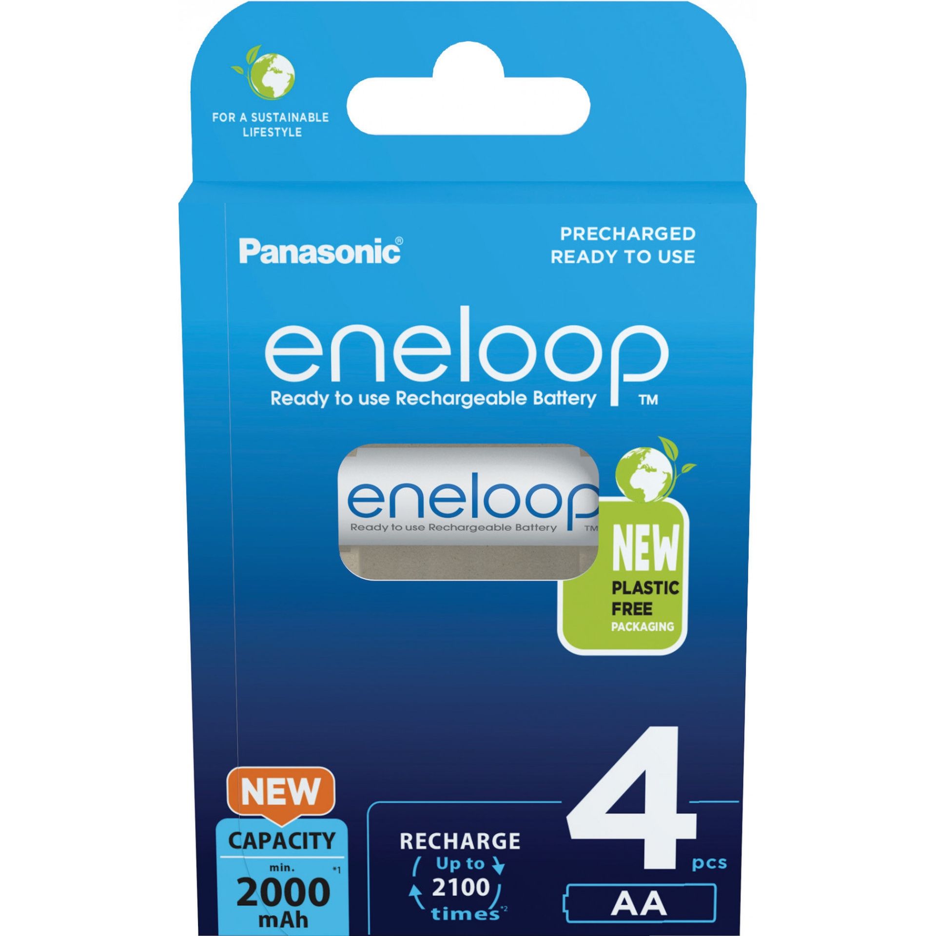 Akku eneloop AA HR06 1,2V/2.000mAh 4St.