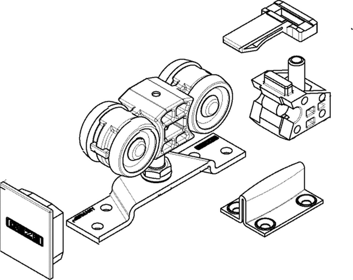 GEZE Zubehörset Perlan 140