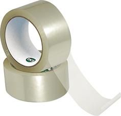 PP-Verpackungsklebeband 50mmx66m, transparent Naturkautschukkleber leise abrollend