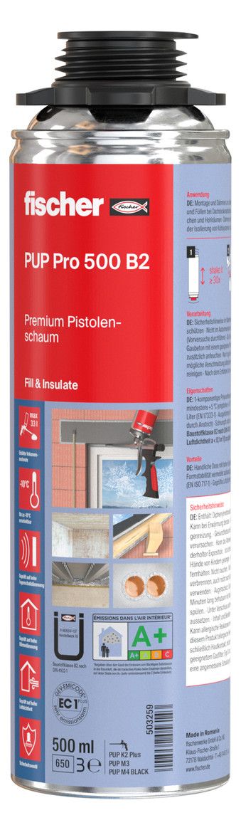 FISCHER 1K-Pistolenschaum Kompakt