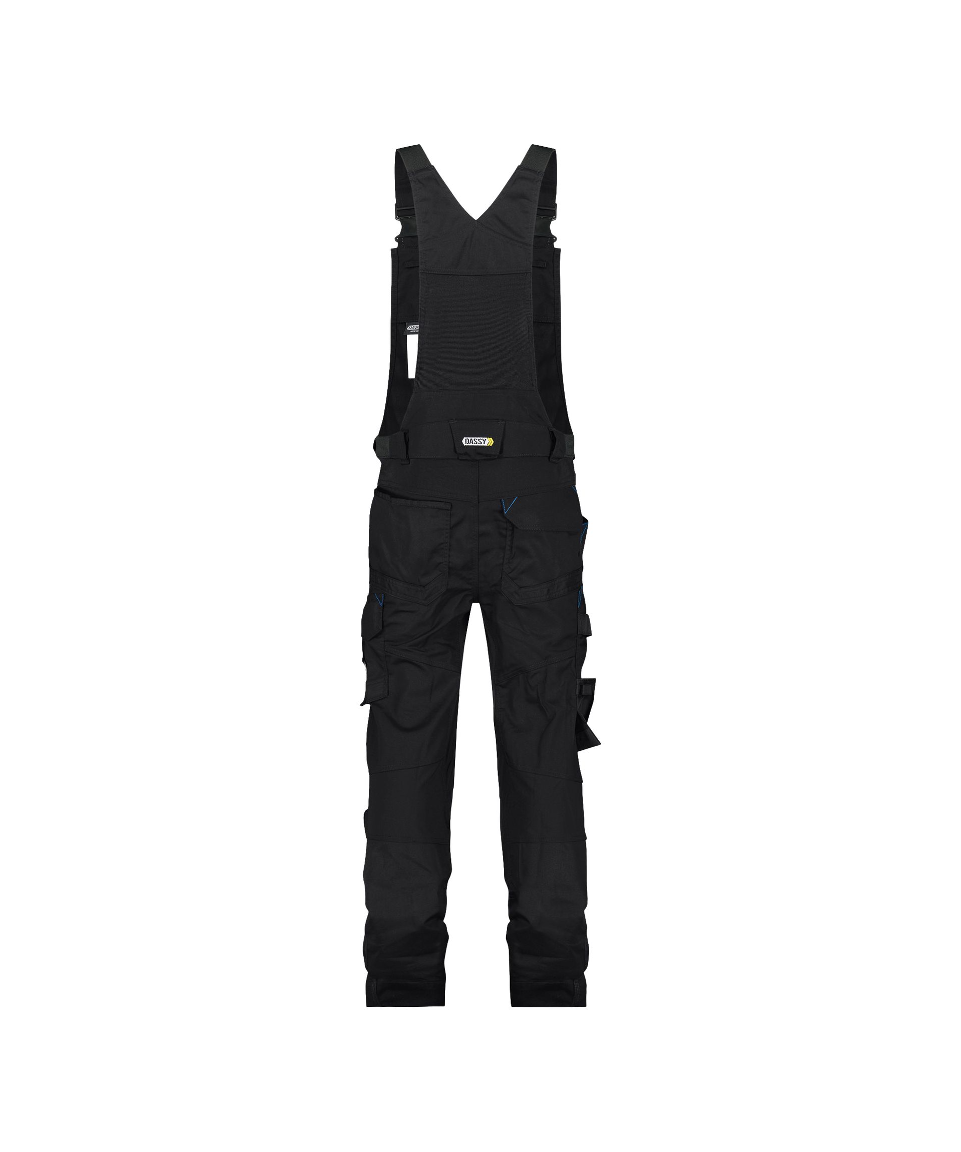 DASSY® Tronix - Stretch-Arbeitslatzhose mit Kniepolstertaschen - schwarz, Gr. 56