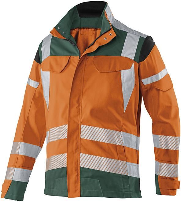 Kübler REFLECTIQ Warnschutz-Jacke, Orange, Gr. 24 Untersetzt