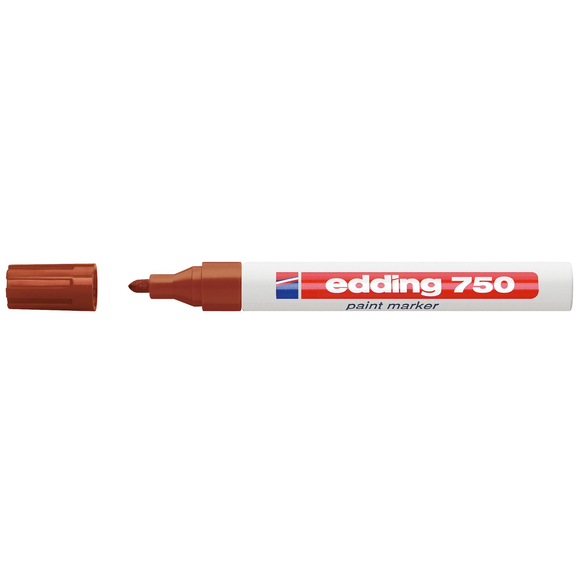 Lackmarker 750 2-4mm Rundspitze permanent braun