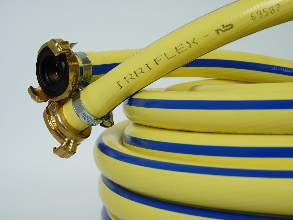 Wasserschlauch Irriflex PVC, gelb, 1/2", 50m lang