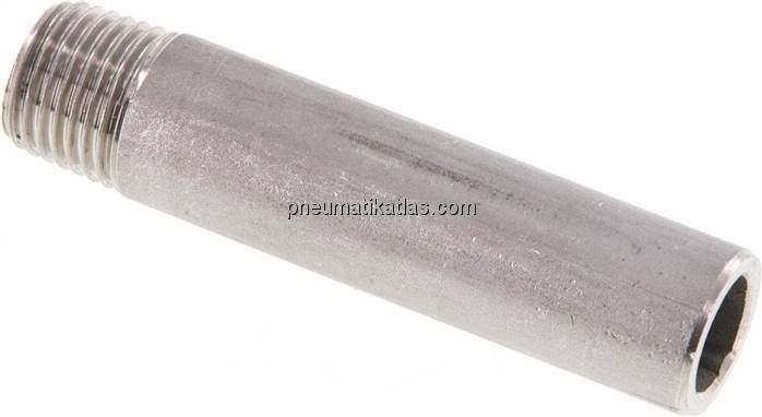 Anschweißnippel R 1/4"-60mm-13,5mm, 1.4571
